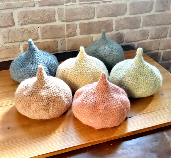 ☆新色追加 どんぐり帽子 42cm 毛100%（チクチク防止テープ付き） 帽子 