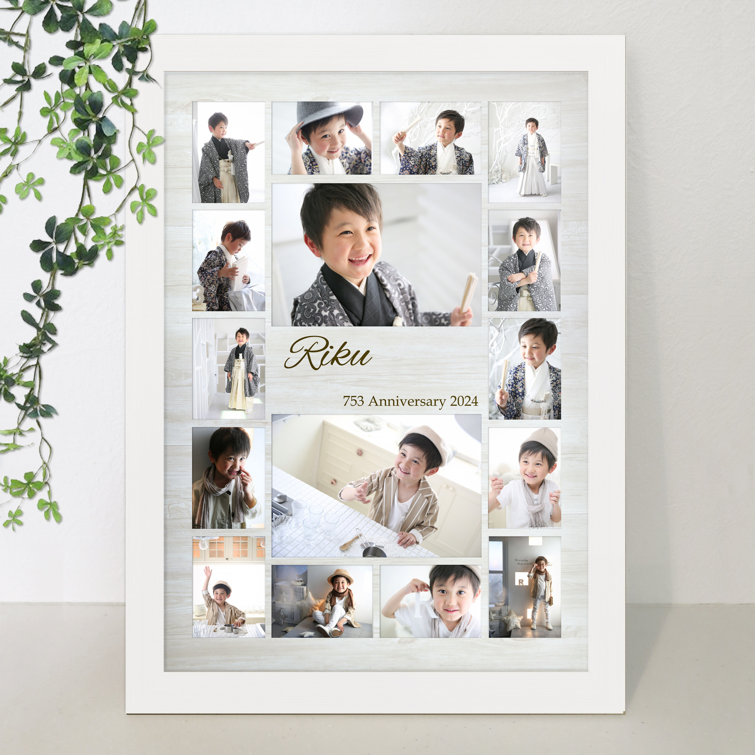 挿絵 イラスト サンプルページ とむぅフォト フォトポスター 七五三 お