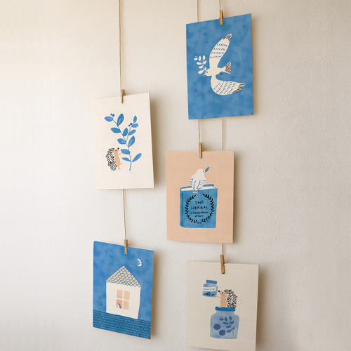 しあわせあつめ・ポストカードセット ポストカード ギャラリーしろくま