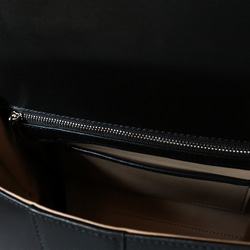 2Wayシンプルな高級牛革ハンドバッグ斜め掛けショルダーバッグハンドバッグ出会いブラック卒業式バッグ 10枚目の画像