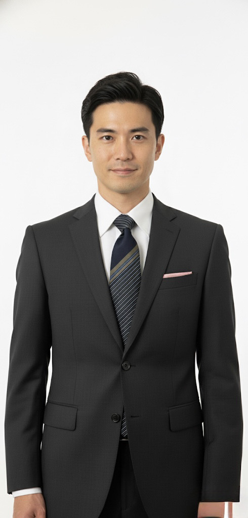 新潟越後綿亀田縞ネクタイ　信濃川