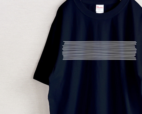 19ボーダー メンズ・レディース Tシャツ（ネイビー） Tシャツ