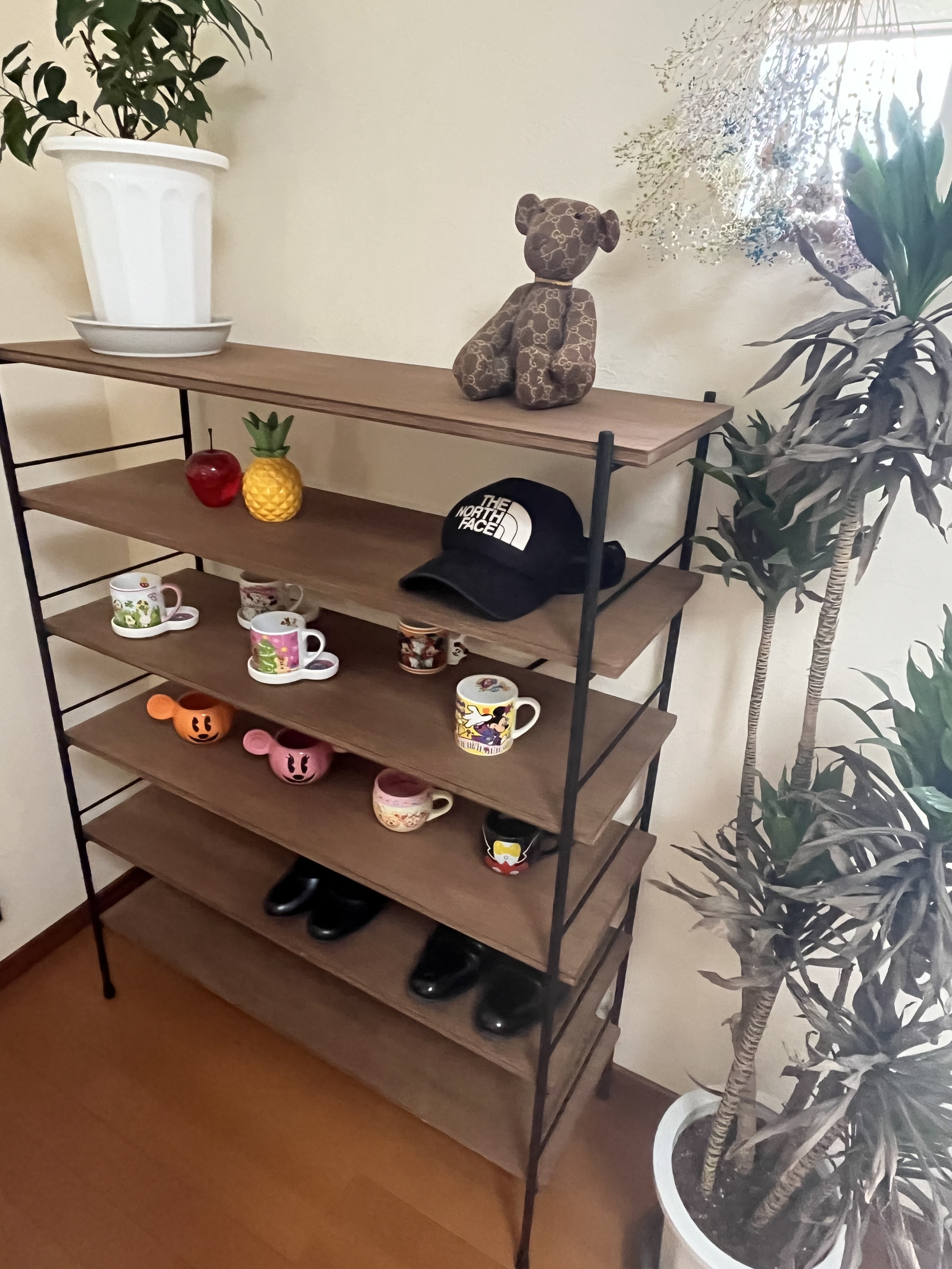 棚、シェルフ、シューズラック7段(3足×7段21足)