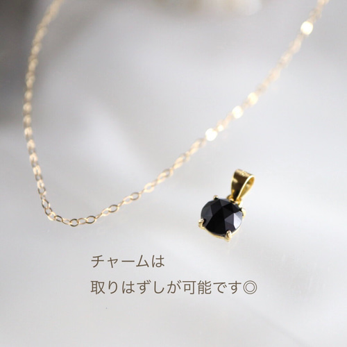 マルモページ 14Kgf❩ 大人シック✧ブラックオニキスのピアスチャーム マルモ様専用ページ 14Kgf❩ 大人シック✧ブラックオニキスの