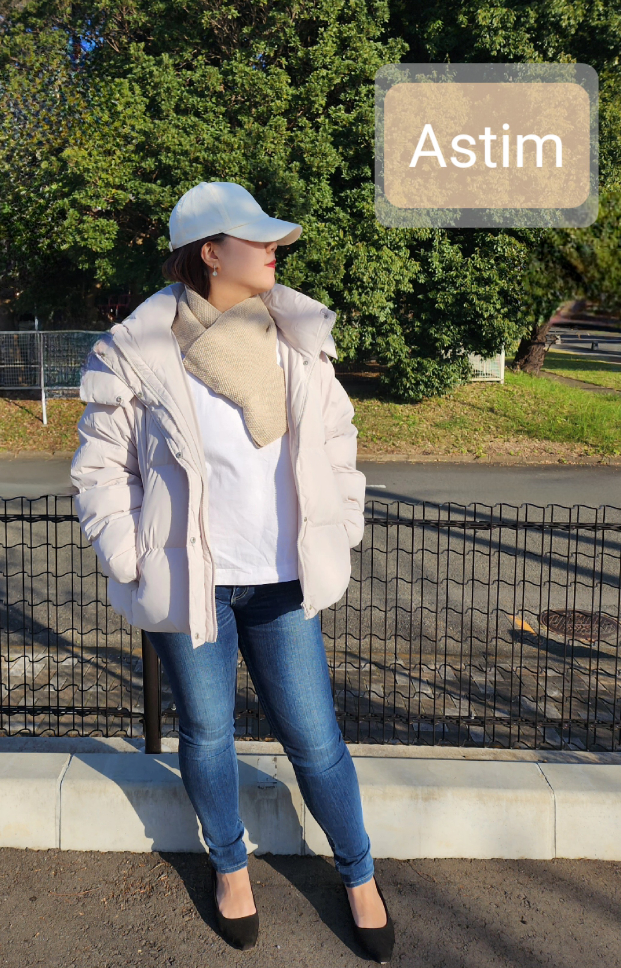 Y66F【クリスマスギフト】上品なベージュ/鹿の子編みのゆったりロングマフラー/上質なメリノウール100％【送料無料】