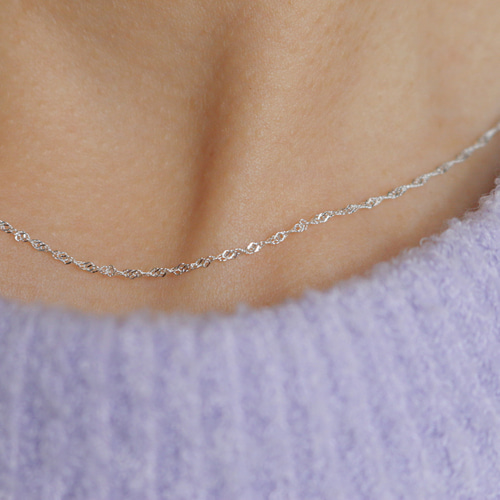 soerte 24SS ウォレットチェーン ブレスレット ネックレス シルバー