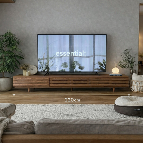★ジモティ割あり★  TVボード ダークブラウン H170.5×D45×W180 クリーニング済み HJ4345 ☆ジモティ割あり☆ TVボード ダークブラウン H170.5×D45×W180
