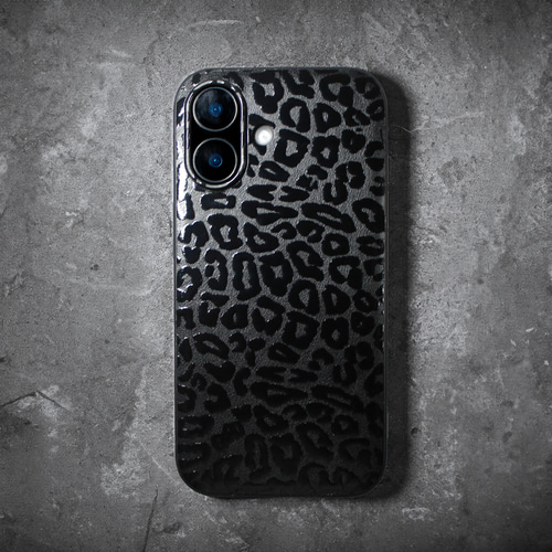 iPhone17/Air/16/15pro/14/13/12~】特殊グロス加工レザーケースカバー