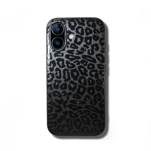 iPhone16/15pro/14/13/13mini/12~】特殊グロス加工レザーケース