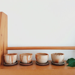 [こう様ご依頼品] 小さな植木鉢と豆皿 2枚目の画像