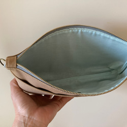 倉敷帆布サコッシュ (M)ベージュ 6枚目の画像