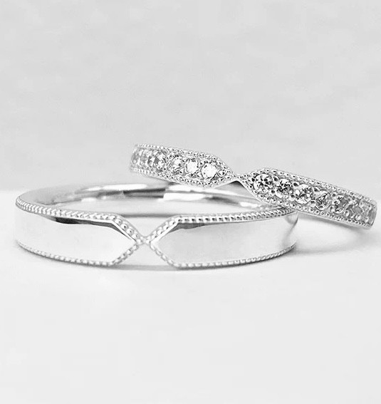 ✨ring✨ペアリング【セット】 結婚指輪　S 925 シルバー　受注製作　リング　カップル