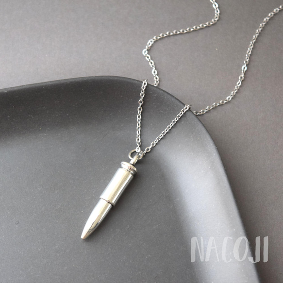 弾薬のネックレス ライフル弾 ネックレス・ペンダント Nacoji 通販 ...