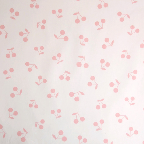 大きめランチョンマット さくらんぼ ピンク ラベンダー ブルー