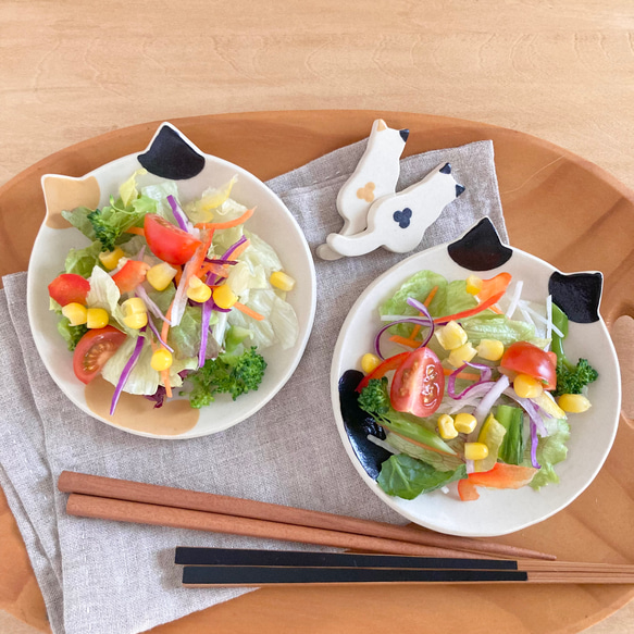 貓咪餐具 “選擇你的貓！” 一組 4 個小盤子 第8張的照片