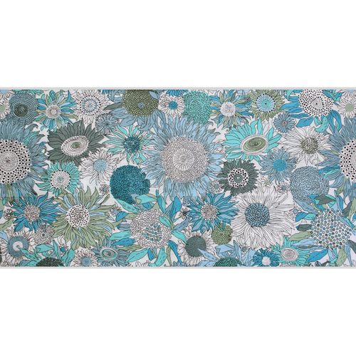 ◇半襟 Liberty Small Susanna◇blue 和装小物（帯・半襟） uzuz works