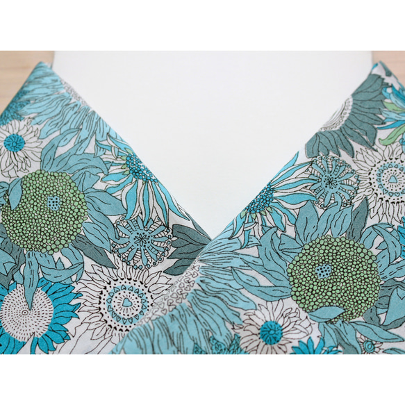 ◆半襟 Liberty Small Susanna◆blue 1枚目の画像