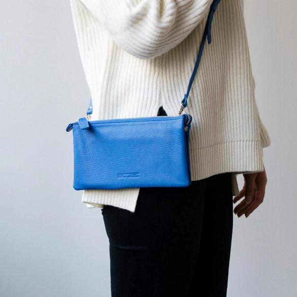 【3日以内発送】お金もスマホも入る、軽い素材のお財布ポシェット　ボルセッタ　MH1344 