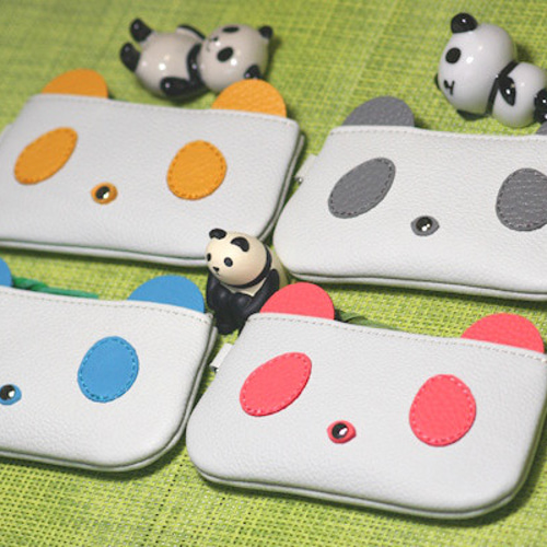 L字ファスナー財布パンダちゃん2（財産 運アップ）パンダ・ミニ財布