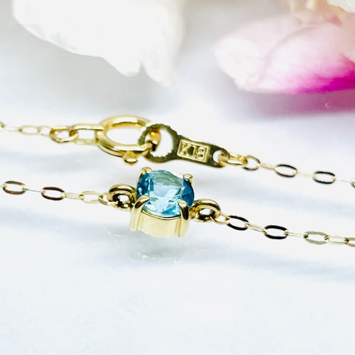 再販x2・K10・K18・Pt(10金・18金・プラチナ)高品質ブルートパーズの