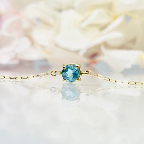 再販x2・K10・K18・Pt(10金・18金・プラチナ)高品質ブルートパーズの