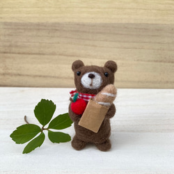 お買い物くまさん 羊毛フェルト monaka 通販 8186294｜Creema(クリーマ)