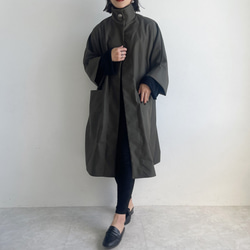 ハイネックコート(khaki) 5枚目の画像