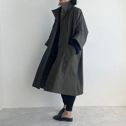 ハイネックコート(khaki) 14枚目の画像