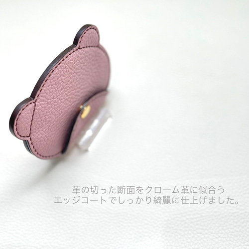 ☆Mi☆レザーカービング入りがま口コインケース │ 黒へ染色バージョン 楽天市場】がま口財布 二つ折り財布 コンパクト うさぎ柄 型押し