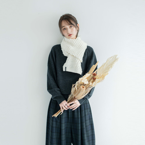 特集掲載】ぽこぽこ模様のマフラー マフラー ノグチニット 通販