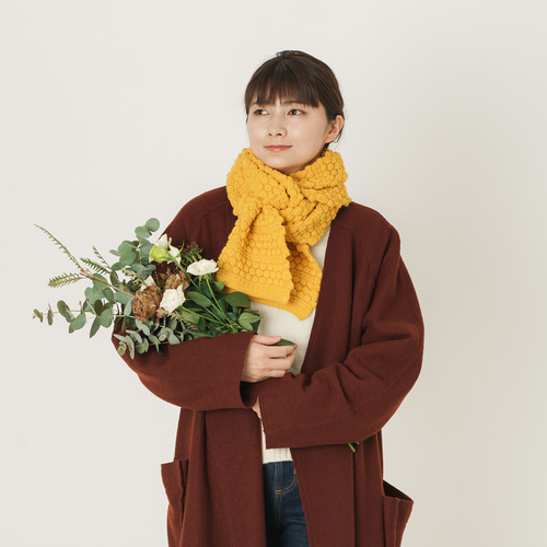 特集掲載】ぽこぽこ模様のマフラー マフラー ノグチニット 通販  