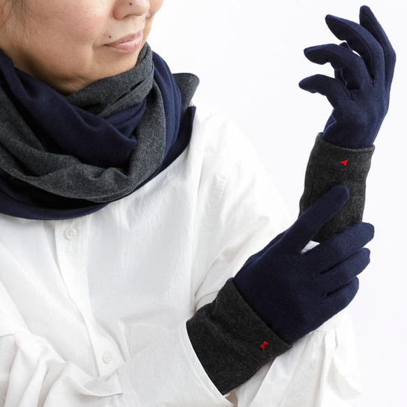 黑色黑色冬季協調軟臂保暖器 100% 高品質羊毛傳統手套 免費送貨 第6張的照片