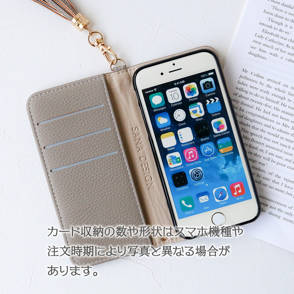相容於所有 iPhone 16e、15、14 型號、施華洛世奇首字母智慧型手機外殼、翻蓋式、Xperia Galaxy 第5張的照片