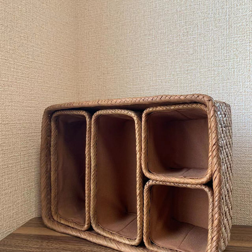 山葡萄 手作り 収納箱セット 網代編み かごバッグ 伝統工芸 通販  