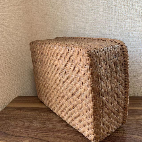 山葡萄 手作り 収納箱セット 網代編み かごバッグ 伝統工芸 通販  