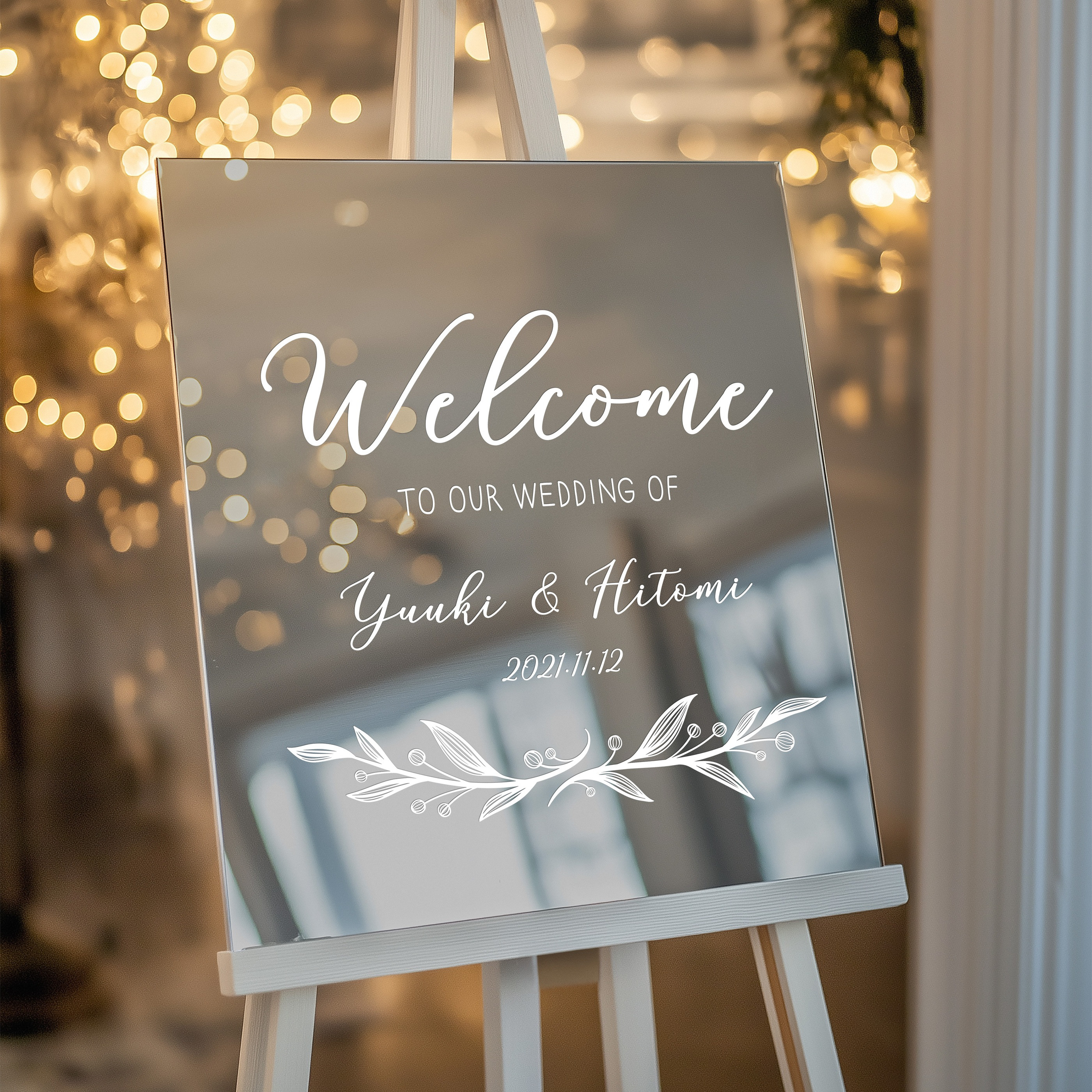 ［design1］ミラーウェルカムボード