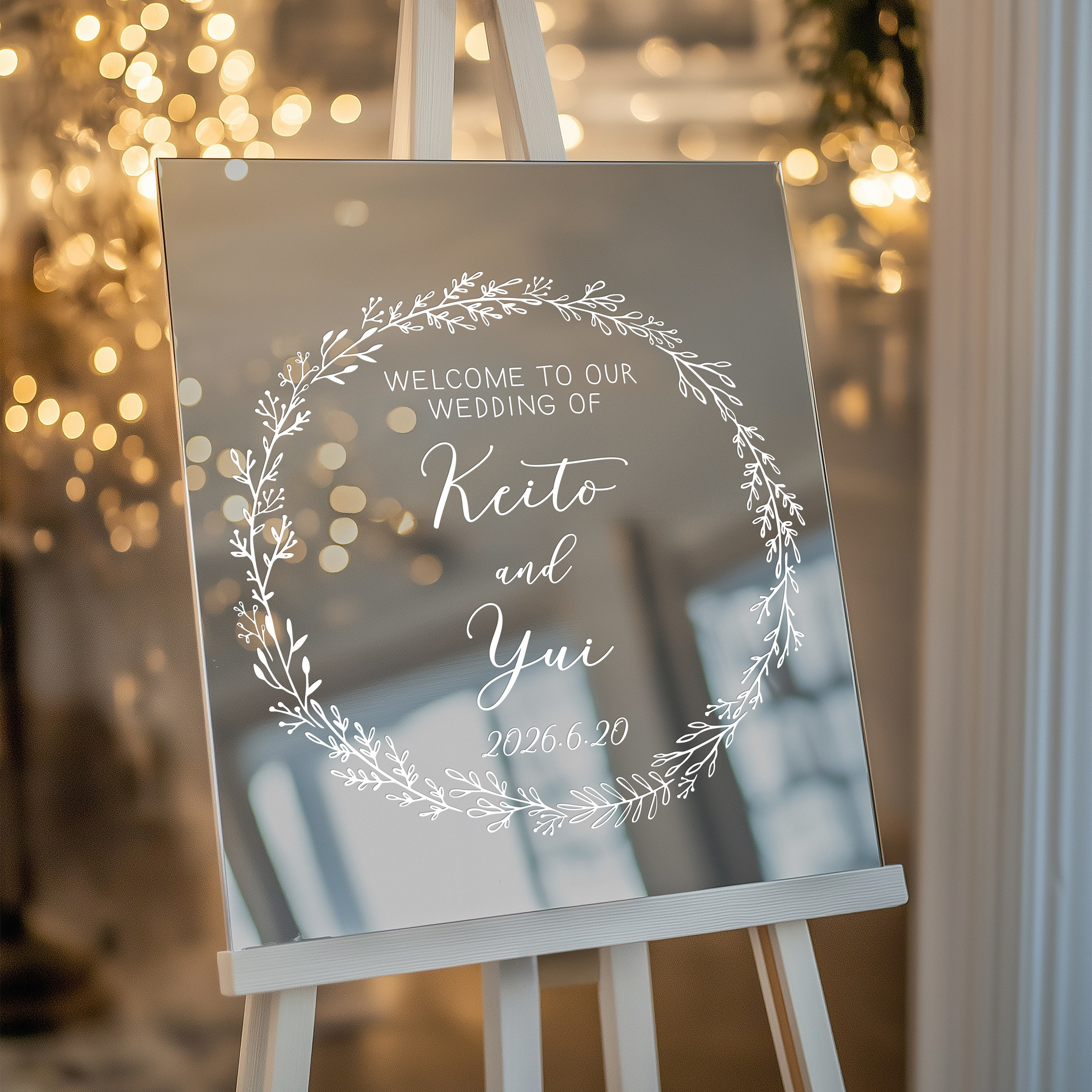 ［design2］ミラーウェルカムボード