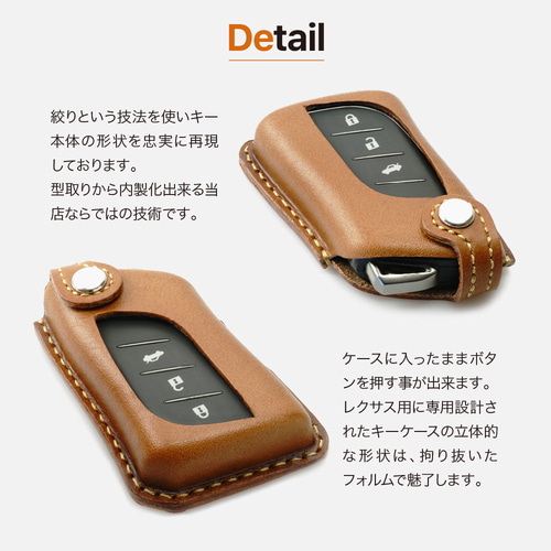 LEXUS LS スマートキー 美品 タイプ2L/WH レクサス汎用/ホワイトレザー スマートキー