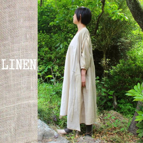 ARTS&SCIENCE 草木染 カシュクールワンピース ARTS&SCIENCE 草木染 カシュクールワンピース