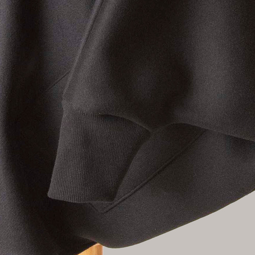 大人のポンチョコート】 サイズSML スタンドカラー ブラック