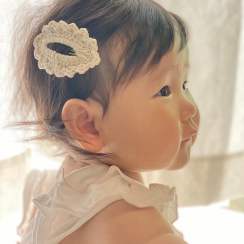 ふたごのひつじ2】ベビーヘアクリップ♡ベビーヘアピン セミ