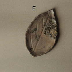 1枚＊無釉陶器の小さな木の葉皿【A・B・C・D・E・F】 7枚目の画像