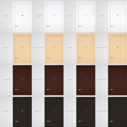 キュートな「すわってつかってね」サインステッカー トイレ 座って 立ちション禁止 トイレマナー かわいい シール 8枚目の画像