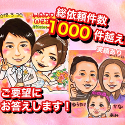 似顔絵【誕生日】オーダーメイド 漫画風 プレゼント コスプレ イラスト