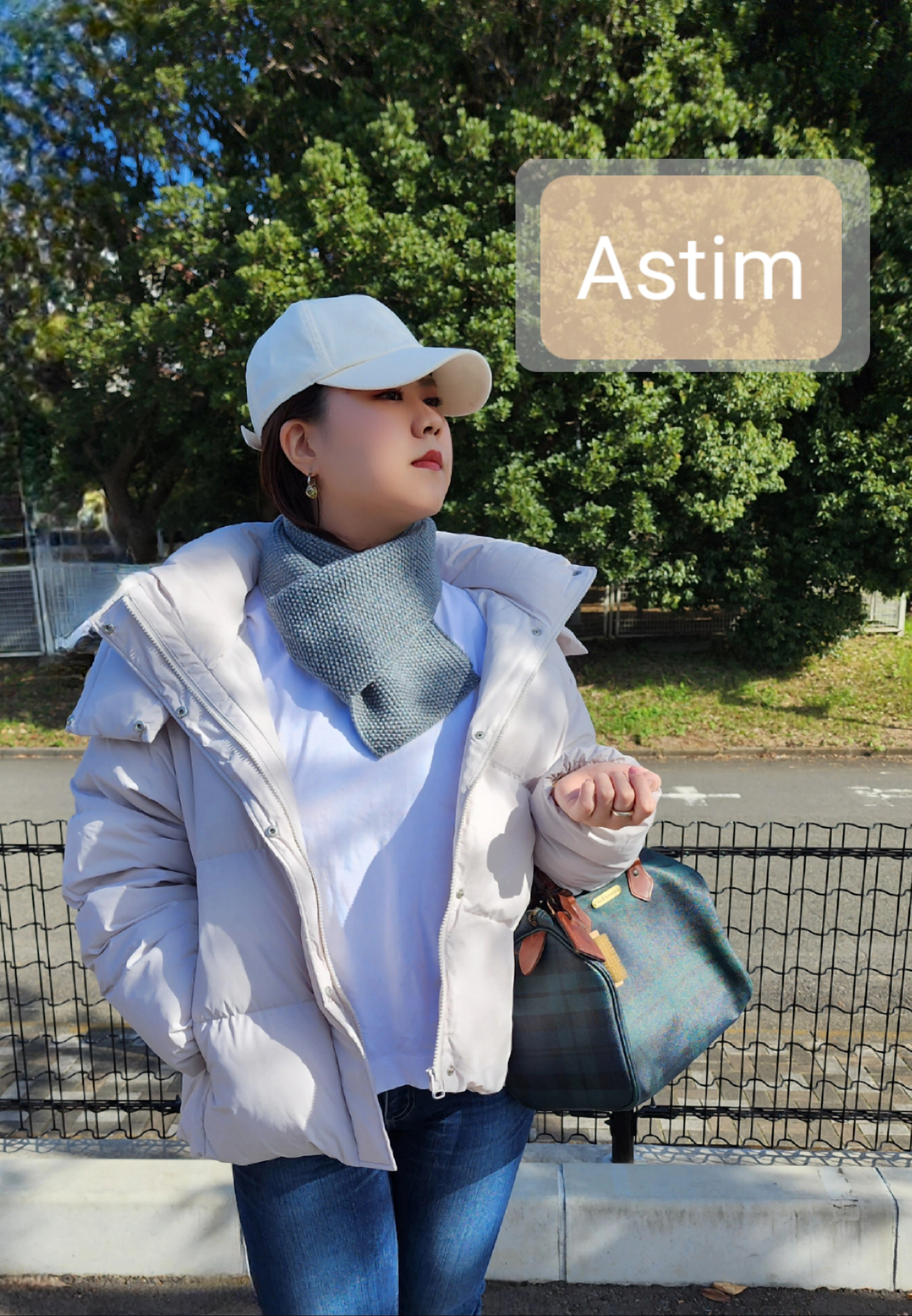 Y69F【クリスマスギフト】オンオフ使える優秀ライトグレー/鹿の子編みのシンプルマフラー/防縮ウール100％【送料無料】