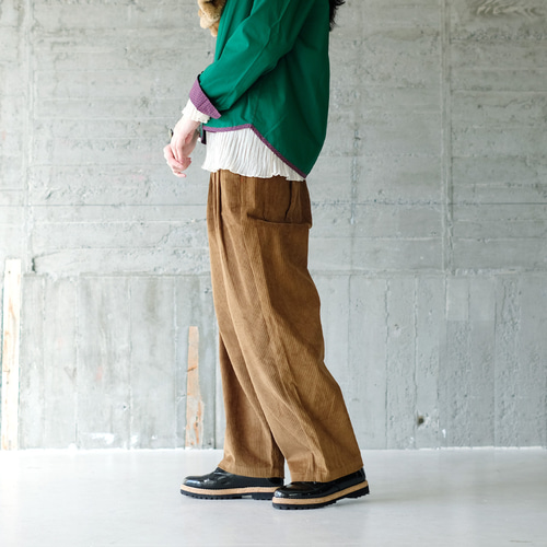 大人カジュアル♪コビトコーデュロイパンツ （24w-08）キャメル ロング