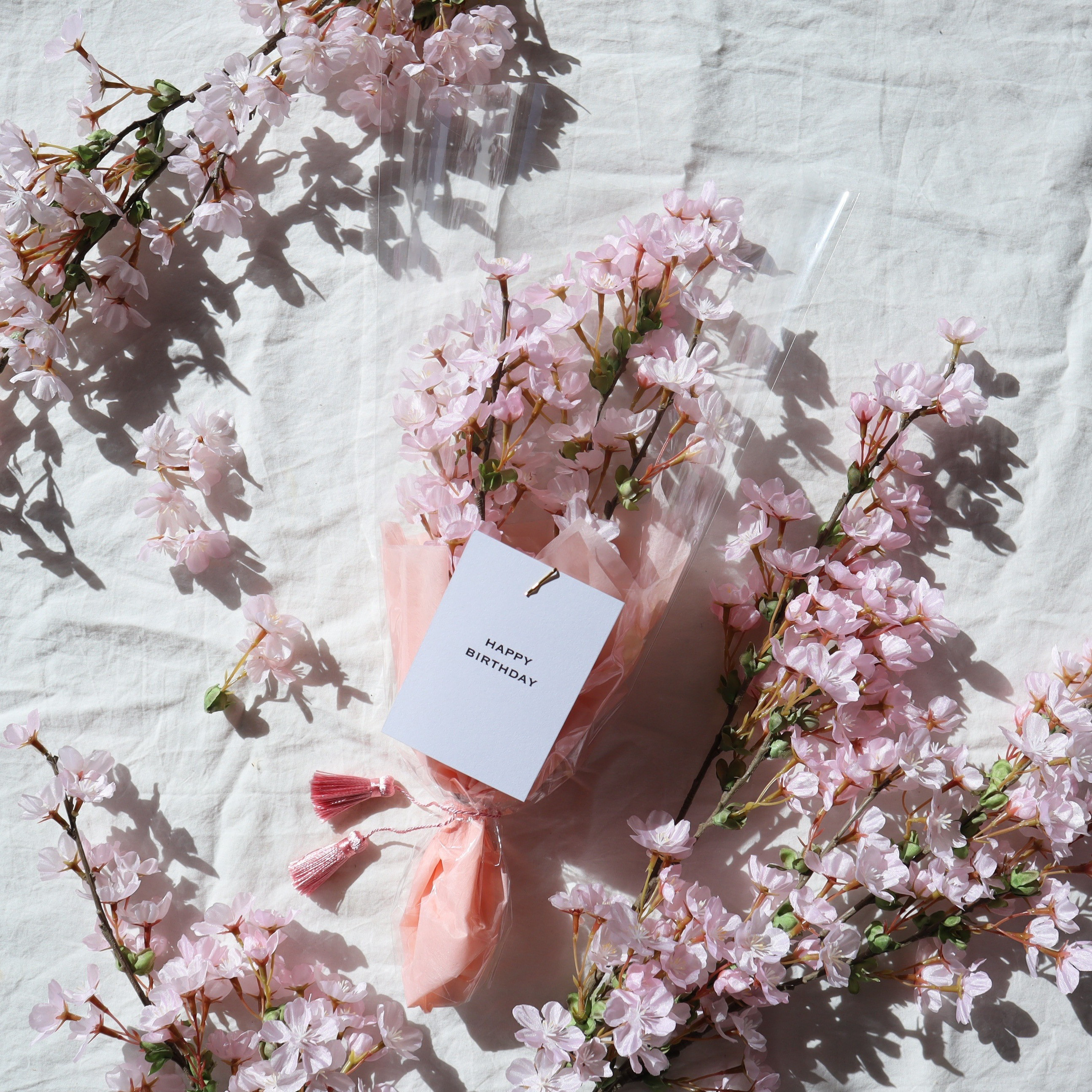 超早割2025］春を運ぶ桜 4本セット♡ 水のいらない 高品質アート