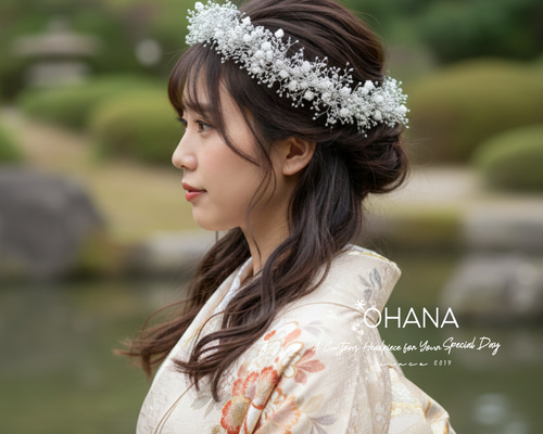成人式 カチューシャ 花冠 花かんむり フラワークラウン 卒業式 結婚式
