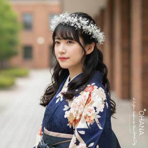 繊細で上品な輝き】成人式 カチューシャ 花冠 花かんむり 卒業式 結婚