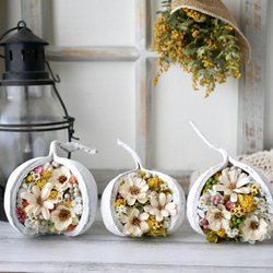 クリスマスリース羊毛フェルトボールプリザーブドフラワー